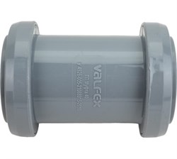 Муфта двухраструбная  40 мм вн. канализация (480/20) VALFEX (ремонтная, без перегородки) - фото 41356
