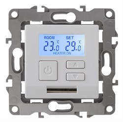 12-4111-05 ЭРА Терморегулятор универс. 230В-lmax16А, IP20, Эра12,антрацит Под заказ - фото 42268