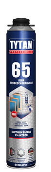 Пена профессиональная TYTAN 65л,летняя(+5) 750 мл  (12шт) - фото 42654