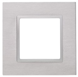 14-5201-05 ЭРА Рамка на 1 пост, металл, Эра Elegance,черный+антр. Под заказ