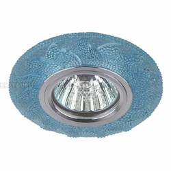 Светильник DK LD6 BL /WH ЭРА декор со светодиодной подсветкой (белый) голубой - фото 44508
