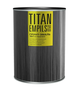 Грунт-эмаль по ржавчине ОРЕОЛ TITAN зеленый RAL 6005 0,75л (4шт) - фото 44610
