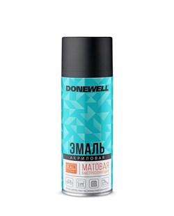 9003M RAL Эмаль DONEWELL универсальная акриловая белая матовая, 520 мл (12шт/уп) - фото 44662