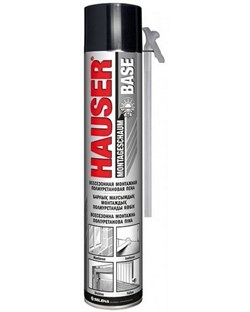 Пена бытовая HAUSER BASE всесезонная (-10) 750 мл (12шт) - фото 4856