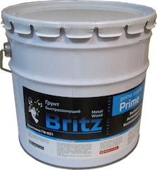 Грунт ГФ-021 красно-коричневый 20кг ГОСТ Бриц - фото 51781