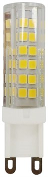 Лампа светодиодная  ЭРА LED JCD-7w-CER-827-G9 6500К теплый белый свет - фото 51835