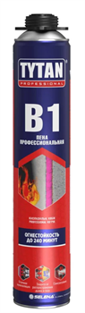 Пена профессиональная огнестойкая TYTAN В1 летняя +10-+30 750 мл (12шт) - фото 51881