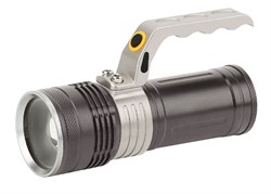 Фонарь PA-804 ЭРА прожектор алюминиевый 5Вт, рег фокус литий 2,5Ач коробка - фото 51929