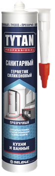 Герметик TYTAN Prof силиконовый санитарный белый 280мл(12шт) - фото 52094