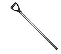 Черенок лопатный алюминиевый с V-образной ручкой d-32 - фото 52149