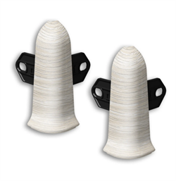 Угол наружний Ясень белый с крабами  252 (20шт/уп) - фото 52212