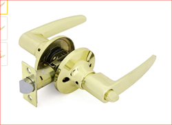 Защелка ZS-02 (894) AВ ВК бронза с фиксатором нажимная MOSBJ - фото 52285