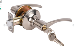 Защелка ZS-02 (894) SN ET никель с ключом нажимная MOSBJ - фото 52402