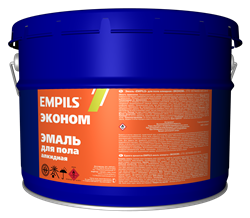 Эмаль для пола алкидная EMPILS «ЭКОНОМ» золотисто-коричневая 10 кг - фото 6495