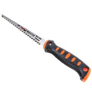Ножовка для гипсокартона 150мм FALCO 2-х комп. черно-оранжевая гориз. ручка в индивид. упаковке