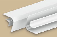 Угол внутренний для панелей 8мм 3,0м  Идеал Ламини  001-0 Белый глянцевый (25шт/уп)