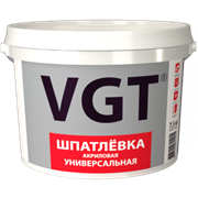 Шпатлевка унив. для нар/вн. работ влагостойкая VGT 1кг(6шт)