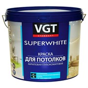 Краска VGT Супербелая для потолков ВД-АК-2180, 1,5кг (6шт)