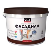 Краска VGT Белоснежная ВД-АК-1180 фасадная 3кг (4шт)