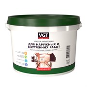Краска VGT Белоснежная ВД-АК-1180 для нар/внутр работ моющаяся 1,5кг (6шт)