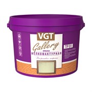 Краска VGT Gallery Мелкофактурная белая, 9кг