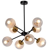 3075-308 Rivoli Люстра Areta P8 Черный/античное золото 8хE14 40W (12)