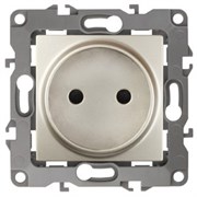 12-2105-04 ЭРА Розетка 2P,16A-250В, IP20, Эра12, шампань
