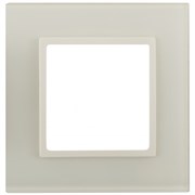 14-5101-02 ЭРА Рамка на 1 пост, стекло, Эра Elegance, сл.кость+сл.к Под заказ