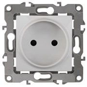 12-2105-01 ЭРА Розетка 2P,16АХ-250В, Эра12, белый (одноместная)