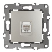 12-3107-15 ЭРА Розетка информационная RJ45, Эра12, перламутр