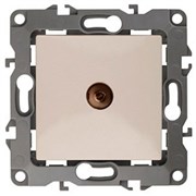 12-3101-02 ЭРА Розетка TV одиночная, Эра12, слоновая кость