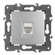 14-3107-03 ЭРА Розетка RJ45, IP20, алюминий Под заказ