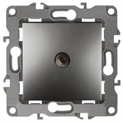 12-3101-12 ЭРА Розетка TV одиночная, Эра12, графит