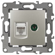 12-3110-15 ЭРА Розетка комбинированная RJ45+ TV, IP 20, Эра12, перламутр Под заказ