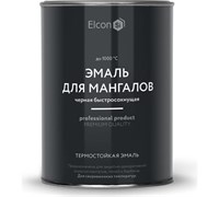 Эмаль термостойкая ELCON Max Thernдля мангалов черная 1000С (0,8кг)(12шт/уп)