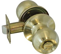 Ручка защелка кноб НОРА-М Isparus ЗШ-03  ISPARUS поворотная для межкомнатных дверей - мат.золот ключ