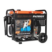 Генератор дизельный PATRIOT GRD 7500AW(эл/ст,колеса,р/ввод.7.5квт 2х230-16А.1-32А 11.5л.с.4х-так. ме