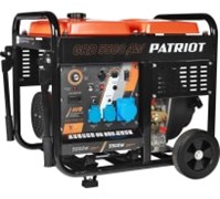 Генератор дизельный PATRIOT GRD 5500AW(эл/ст,колеса,р/ввод.5.5квт 2х230-16А.1-32А 9.5л.с.4х-так. мед
