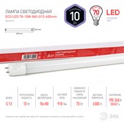 Лампа светодиодная ЭРА LED smd T8-10w-865-G13 600mm ECO (25шт/уп) 6500К