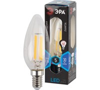 Лампа светодиодная  ЭРА F-LED B35-5w-840-E14