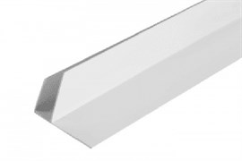 Угол внутренний  для панелей 8мм 3,0м  Идеал Ламини  001-0 Белый