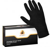Перчатки нитриловые черные  (XL) (100шт/уп)