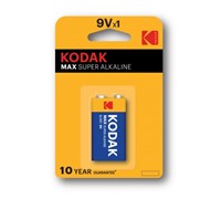 Элемент питания Kodak 6LR61-1BL MAX SUPER Alkaline [K9V-1] (1шт/уп)