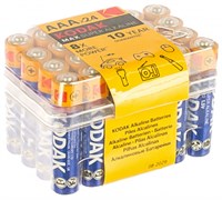 Элемент питания Kodak LR03-24 plastic box MAX SUPER Alkaline [24 3A PVC] (24шт/уп)