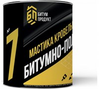 Мастика Битумная Полимерная Кровельная БИТУМ ПРОДУКТ  2,0кг банка (уп 6)