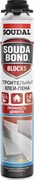 Клей-пена  SOUDAL SOUDABOND BLOCRS GUN Grey 750 мл (12шт/уп) всесезонная