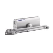 Дверной доводчик НОРА-М LONEX 330 морозостойкий, серебро (50-120кг)
