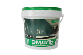 Эмаль акриловая  ЭМАЛЬЕР  полуглянцевая белая 0.8 кг (12шт)