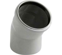 Отвод 30° 50мм PRIME для вн. малошумной канализ. (350) VALFEX
