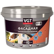 Краска VGT Премиум IQ, 161 фасадная  база А силиконизированная 9л(14 кг)